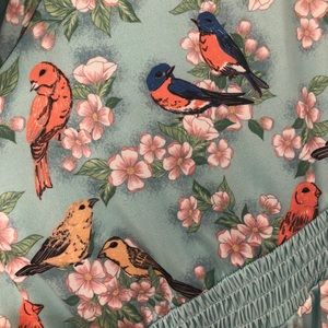 Lindy Bop Dresses - Lindy Bop Ariadne Blue Bird Blossom Dress Lindy Bop Dresses - Lindy Bop Ariadne Blue Bird Blossom Dress